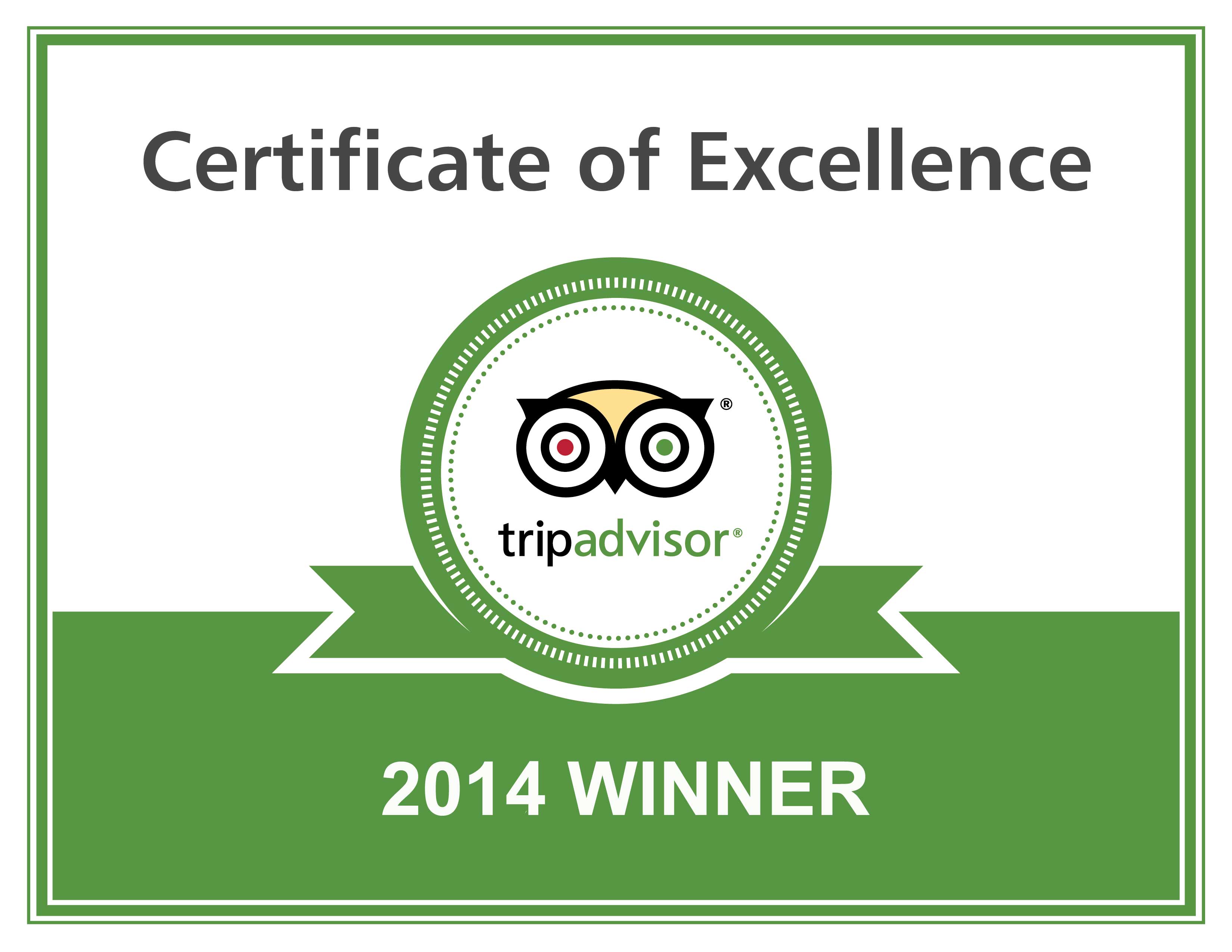 Tripadvisor award