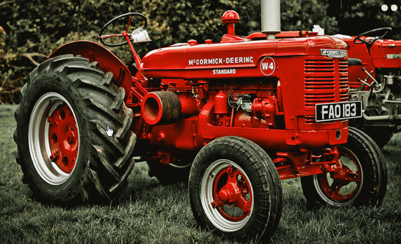 Vintage tractor