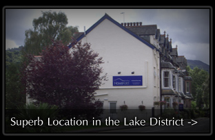 Click here to see our bed and breakfast location in the town of Keswick in the Lake District
