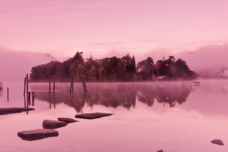 Morning mist on the Lake