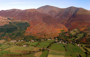Skiddaw from the air